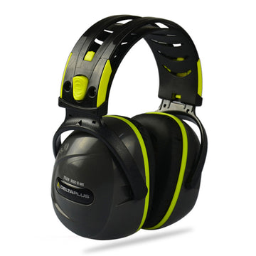 TD® Cache-oreilles anti-bruit et insonorisé, apprentissage du son du sommeil, casque noir réglable pliable sans fil monté sur la têt